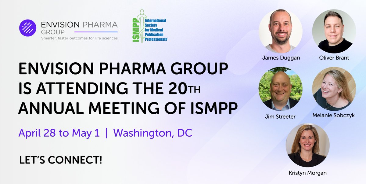 Join Envision Pharma Group at #ISMPPAnnual2024, from April 28 to May 1 in Washington, DC. As proud sponsors and thought leaders, we're excited to showcase our innovative approach to storytelling in medical strategy and communications. #EnvisionPharma