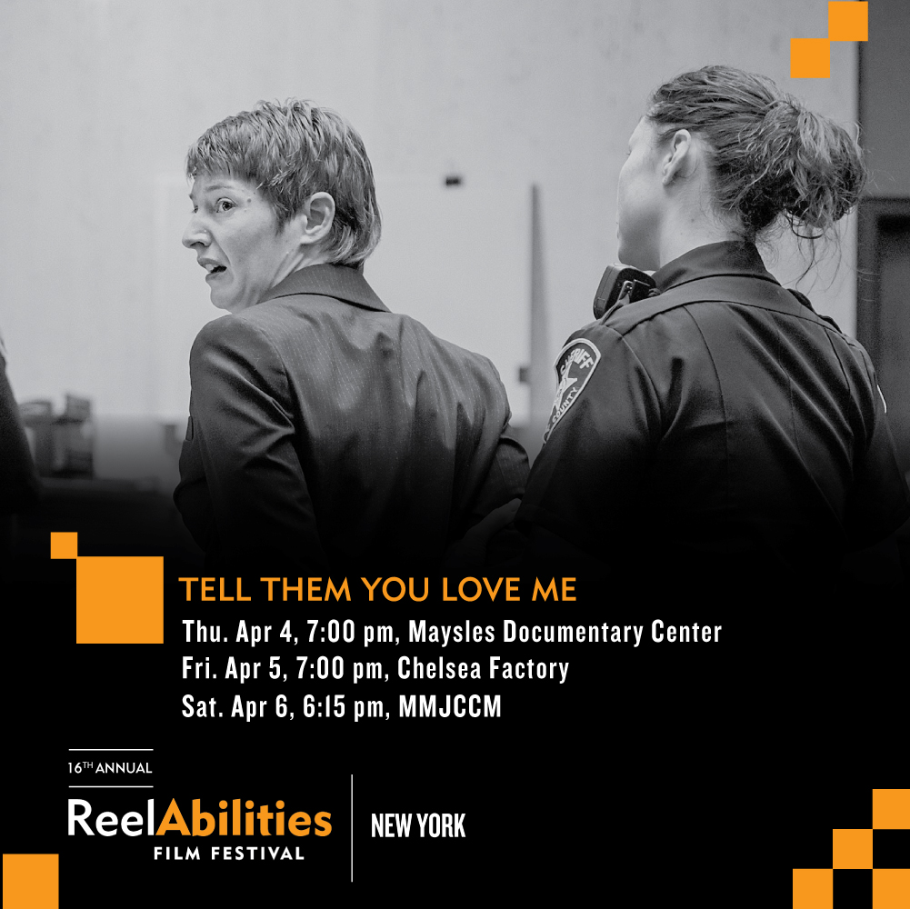 Join DRNY at ReelAbilities Film Festival New York on April 5th @ 7:00pm and April 6th @ 6:15pm for a screening of 'Tell Them You Love Me.' For more information and to purchase tickets, visit: reelabilities.org/newyork/film/t…

#RFFNY2024