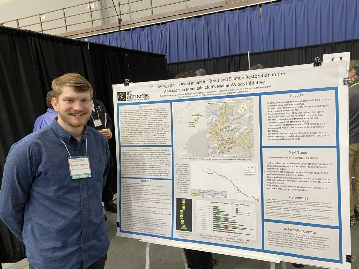 Appalachian Mtn Club (@appmtnclub) on Twitter photo Kyler Phillips and Braedon Lineman from the AMC research team are presenting at the Maine Sustainability & Water Conference today with <a href="/UMaine/">University of Maine</a>! umaine.edu/mitchellcenter… Kyler Phillips and Braedon Lineman from the AMC research team are presenting at the Maine Sustainability & Water Conference today with <a href="/UMaine/">University of Maine</a>! umaine.edu/mitchellcenter…