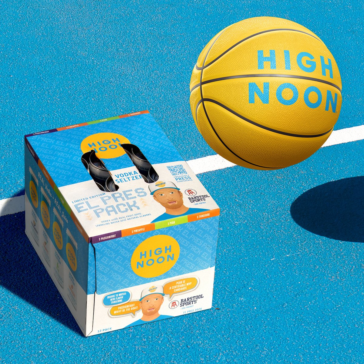 Leave the basketball to the athletes and the drinks to us. Pick up an El Pres Pack on your way to watch the games.