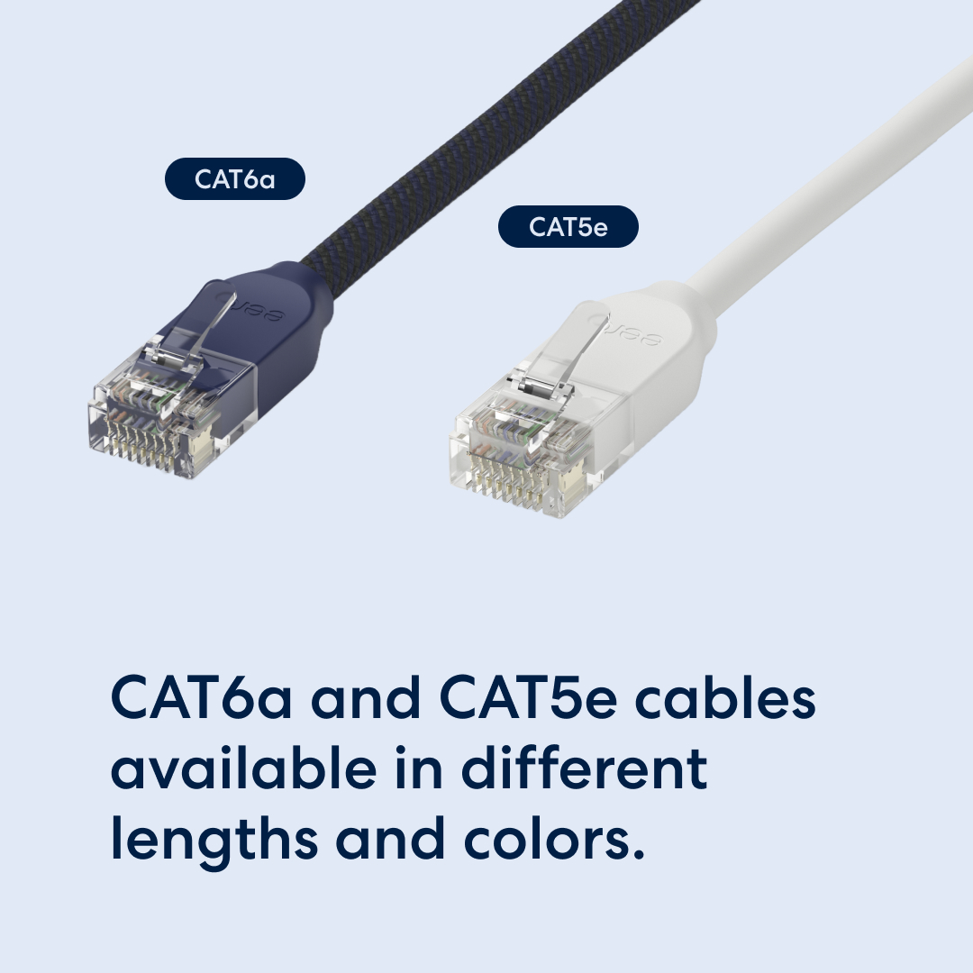 Official eero CAT Ethernet cables are now available in a variety of lengths and colors, including our newest color, midnight blue 💙 Shop eero.com or Amazon.com today. Read more about our Ethernet cables here: bit.ly/498hyAA