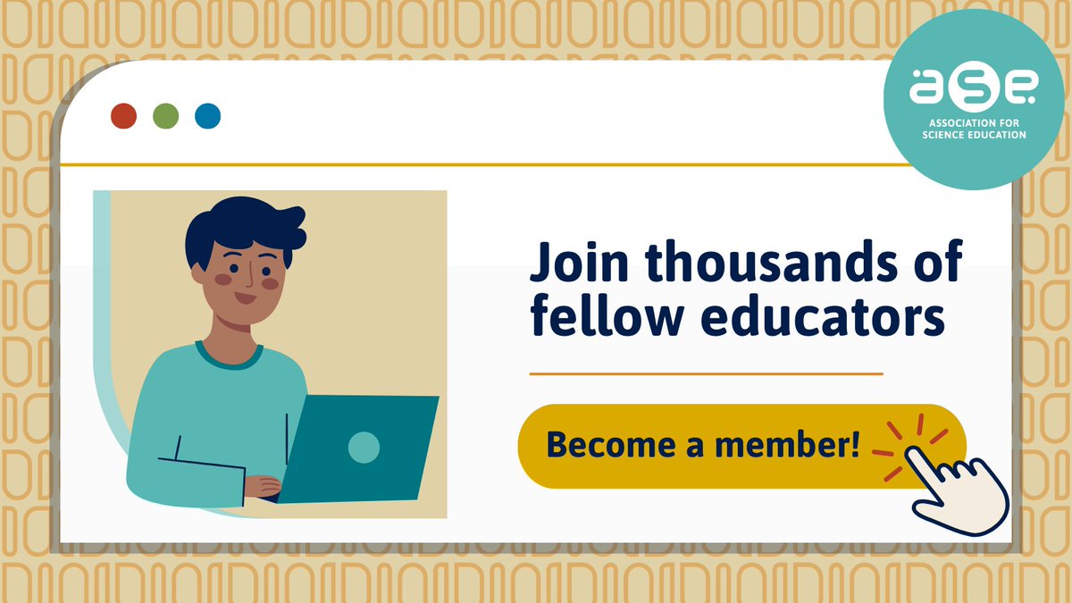 Join 1,000s of fellow educators and become a member of the ASE. Secure invaluable support for your professional development and enhance our ability to effect genuine change in the sector. Become a member today 👉 ase.org.uk/ase-membership #SciEd #EduChat #ASE #ASEChat