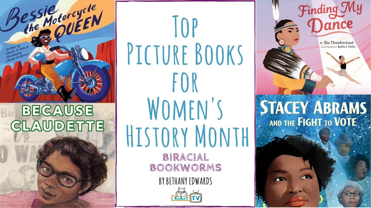 Top picture books for Women's History Month, via @KidLitTV_NYC & @BiracialBooks buff.ly/3Z8Usos #ReadYourWorld #kidlit