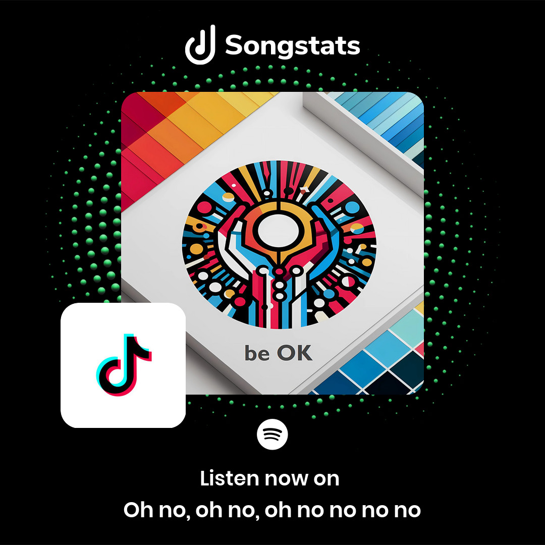 @imdontri Aww yeah!! Your track 'be OK' was added to 'Oh no, oh no, oh no no no no' with over 11.2K Followers on Spotify! Find even more awesome insights on Songstats.