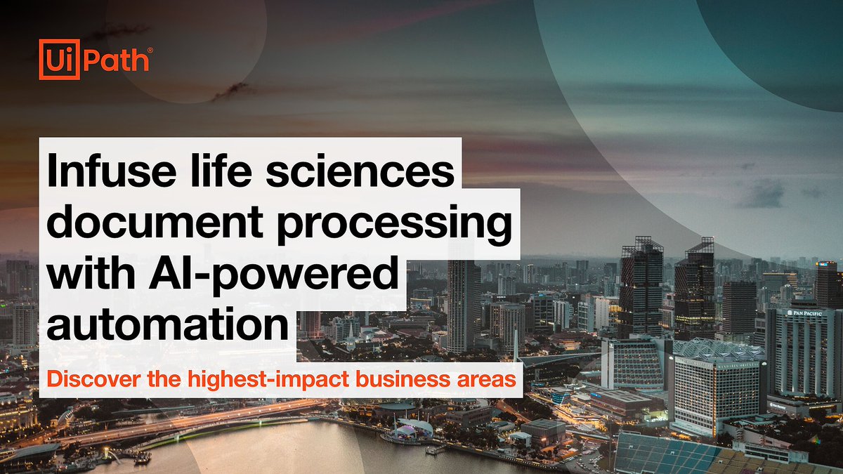 Intelligent #DocumentProcessing infuses the power of #AI and #automation into life sciences orgs to increase productivity and reduce time to market. Tap into all its opportunities by reading this <a href="/UiPath/">UiPath</a> white paper - spr.ly/6010Zg8Rg