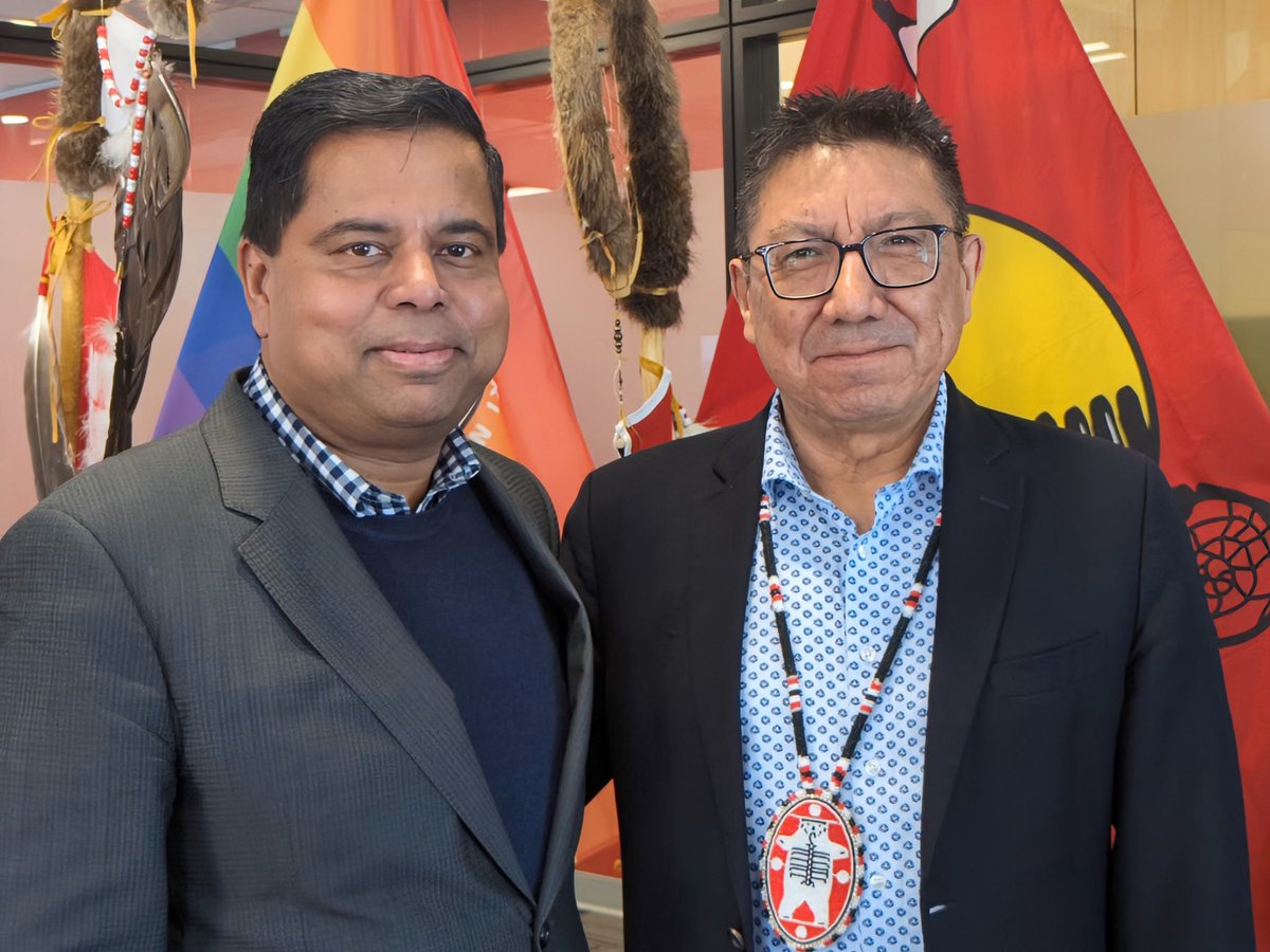 Great to have Crown-Indigenous Relations Minister @gary_srp visit @gcfiddler at our office today. We had a good discussion on our progress to improve the lives of NAN members & strengthen communities in several key areas. Looking forward to a formal meeting to advance this work.