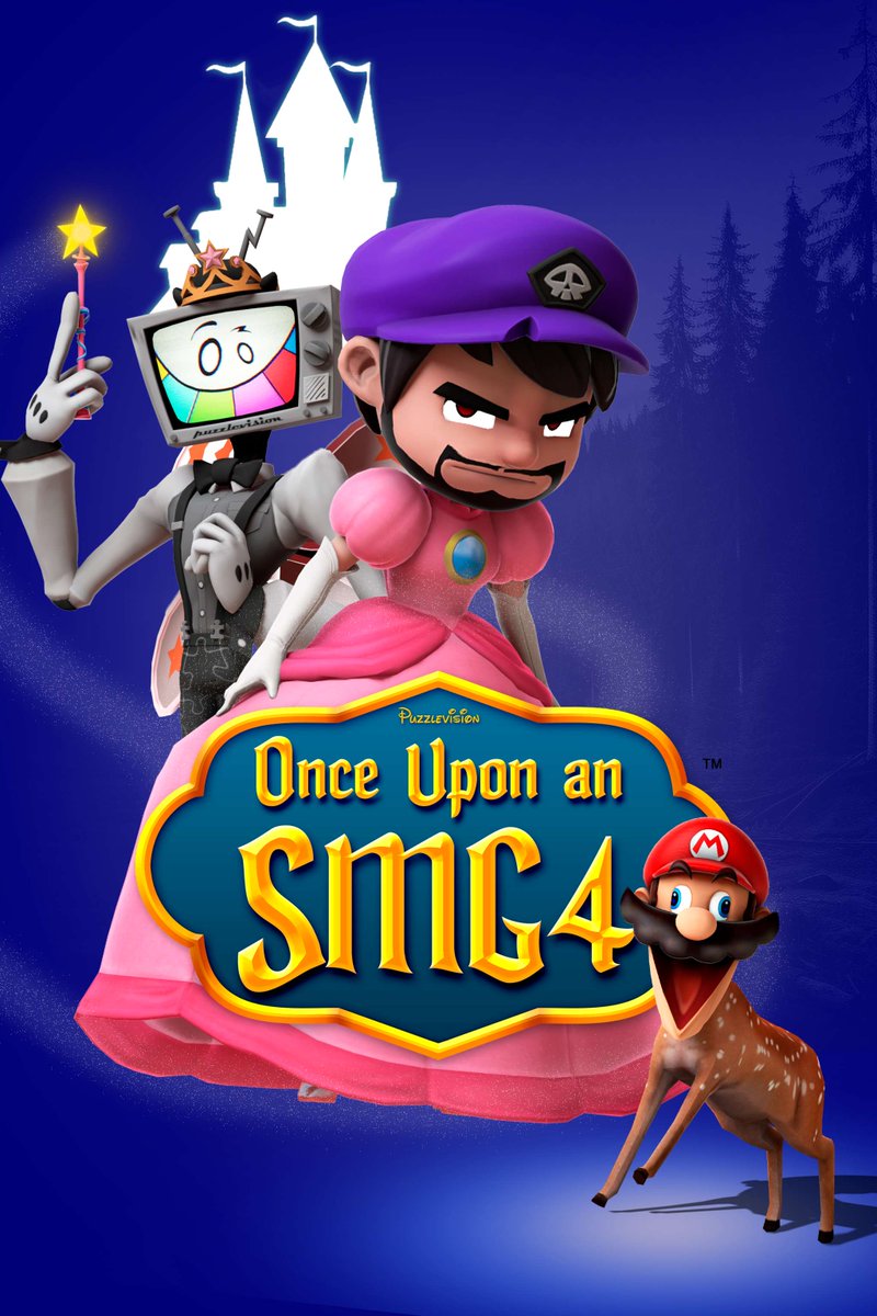 PUZZLEVISION PRESENTS 📺... Once Upon an SMG4 ~ Set to premiere March 30th ~ Break the spells with true loves kiss and sing songs with your very own animal companions on this week's fantastical, fanatical, fairytale! ✨