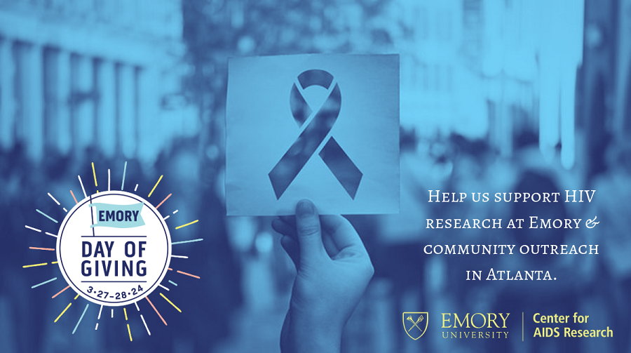 Final chance to participate in the 7th annual #EmoryDayOfGiving! Gifts must be made by 6PM EST today (3/28). To honor our 25th anniversary & support local community engagement in #HIV research at @EmoryUniversity, consider giving to the #EmoryCFAR: dayofgiving.emory.edu/cfar