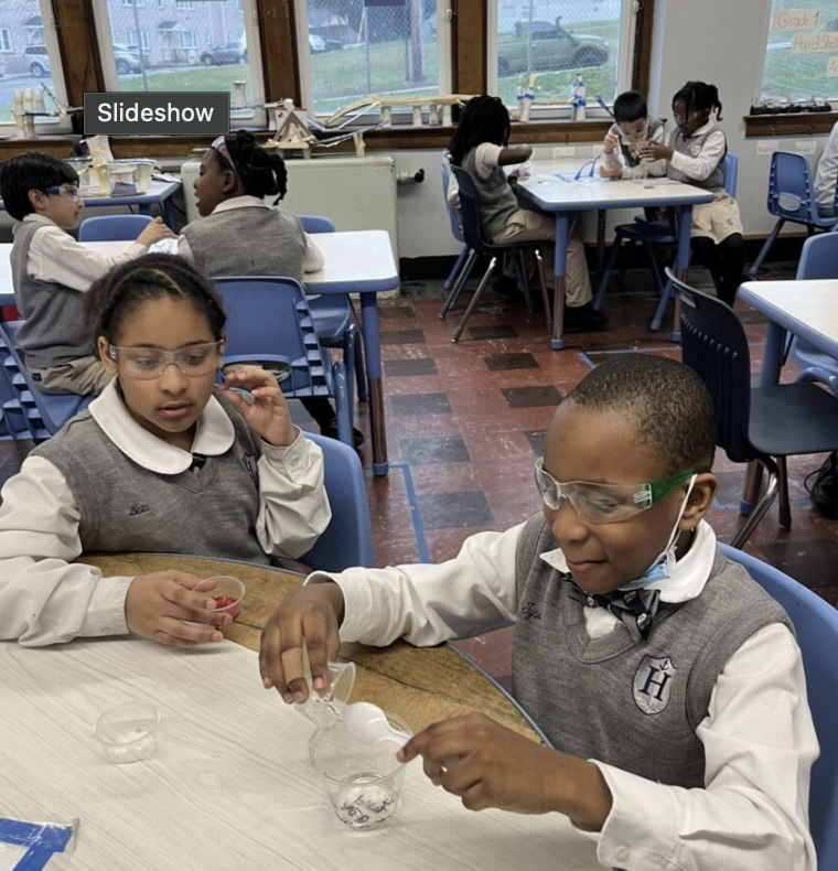 How is slime made? Just ask our Harbor Sharks Scientists! 🥽🧪 #WeAreCapitalPrep