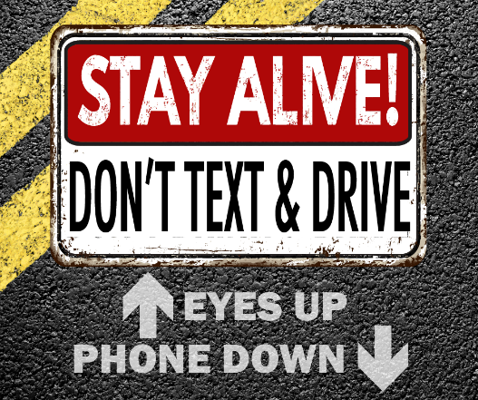 Eyes up, phones down! Help keep our roads safe by avoiding distractions behind the wheel. #UDriveUTextUPay #NJSafeRoads