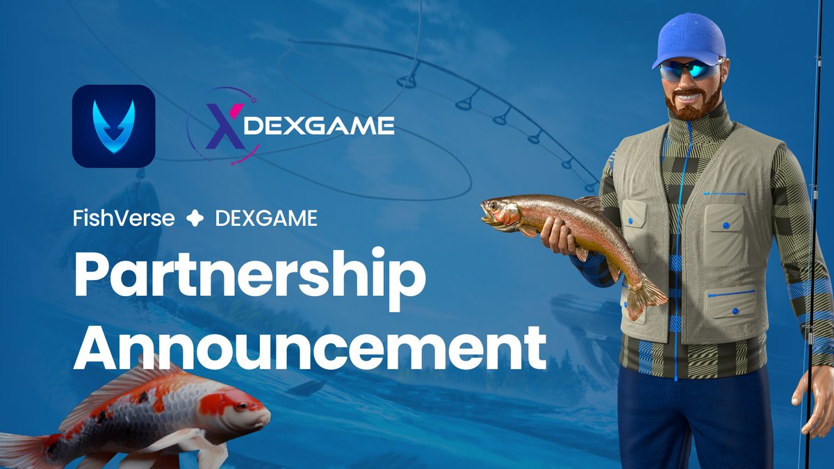 New #partnership announcement 🫡 @TheFishverse is partnering up with @DexGame_io which is a Decentral And Community-Owned IDO Platform Integrated With The Virtual World Focused On Bringing Together The Gaming Ecosystem, Especially For Gaming Entrepreneurs And Investors #game…