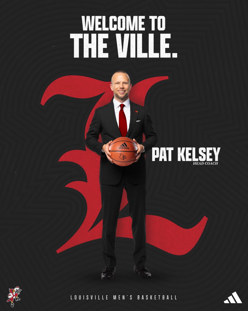 A new beginning. Welcome to the 502, @patkelsey! Details: uofl.me/PatKelsey #GoCards x #ForTheVille