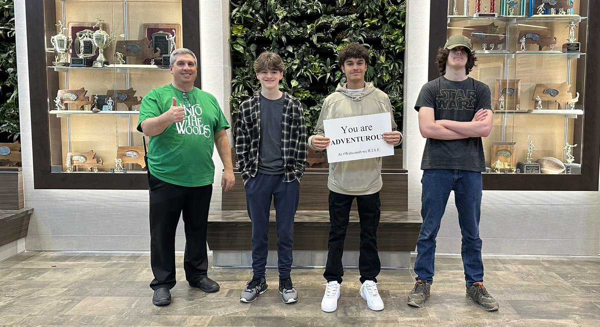 Aaron Robb (@aaronrobb5) on Twitter photo It's #PositiveSigns day at #Wahconah! Today we are celebrating our ADVENTUROUS students 👍 <a href="/wahconahrhs/">Wahconah Reg HS</a> It's #PositiveSigns day at #Wahconah! Today we are celebrating our ADVENTUROUS students 👍 <a href="/wahconahrhs/">Wahconah Reg HS</a>