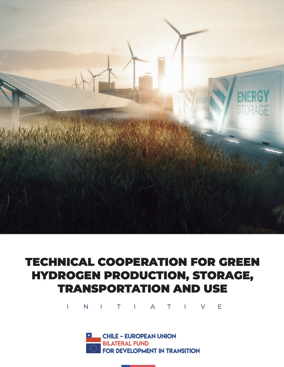 ✨Check out the results of the initiative “Technical Cooperation for Green Hydrogen Production, Storage, Transportation and use” developed in collaboration with @MinEnergia @Corfo and @UEenChile. 👇👇👇 agci.cl/images/centro_…