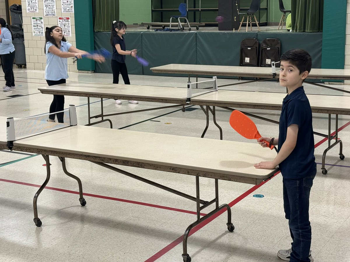 b_physical's tweet image. PE week in review.. we had fun week before spring break playing modified games table tennis and pickleball. 🏓.  We are developing our serving and volleying skills in game action.  Students did an amazing job.  Have a safe and fun spring break everyone!! See you April 8th.