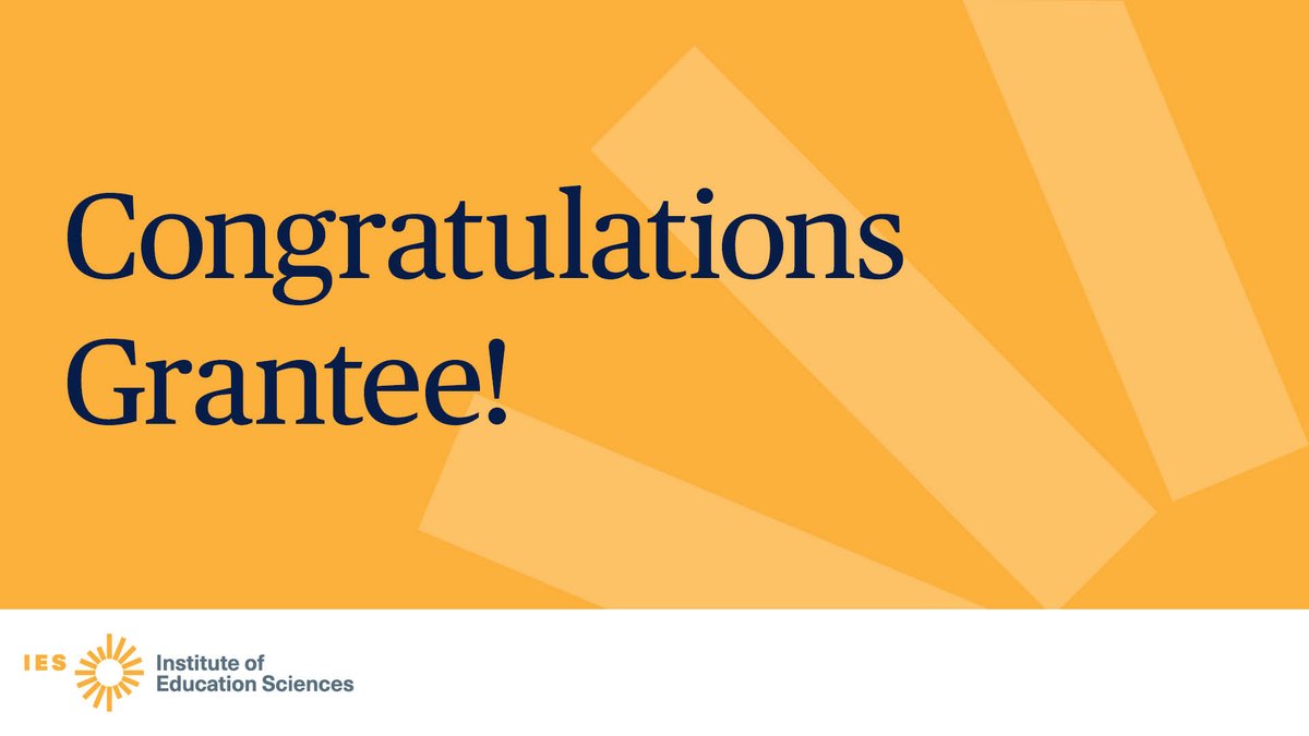 Congratulations to Dr. Jane Lincove @UMBCPubPolicy whose #IESfunded #NCER award will use Maryland #SLDS to strengthen & diversify the teacher workforce with partners @UofMaryland, @UMBaltimore, @MDMHEC, and the Maryland Longitudinal Data System Center: ies.ed.gov/funding/grants…