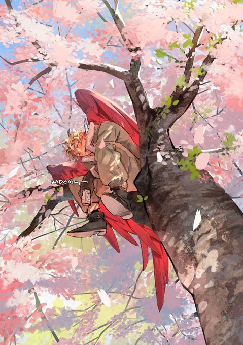 「桜 樹上」のTwitter画像/イラスト(新着)