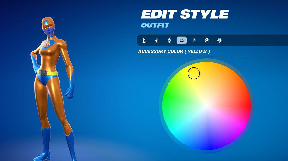 GoodGamers's tweet photo. Should Fortnite add a "Color Gradient Wheel" to outfits with color options? 🤔 https://t.co/yB8074RZ3J