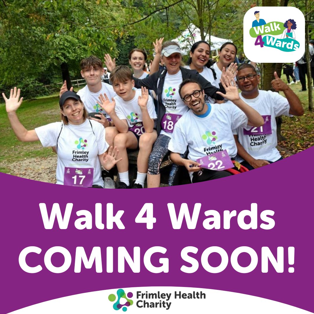 It’s back again this July- Walk 4 Wards! If you want to say thank you to a ward that's special to you, then join us in our Walk 4 Wards event. The venue & date will be announced soon!