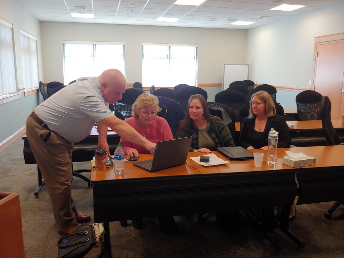 Last week, Mr. Glen Schueler, the product director of financial and utility applications from Keystone Financial visited our business office in Canton. The business personnel from our district and Blast employees came together to review the financial software that we all use!