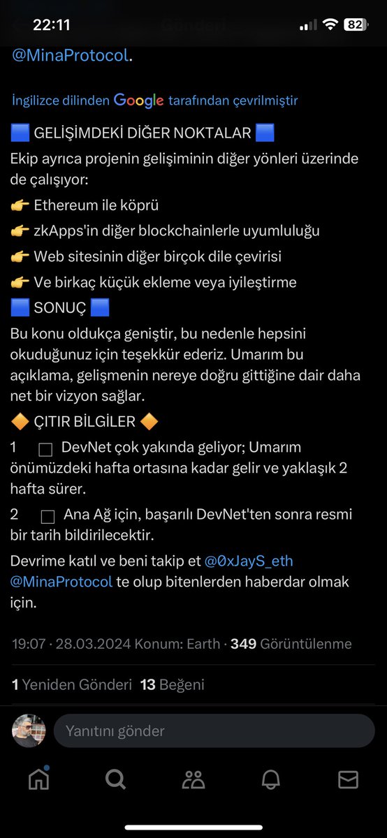 kriptocu_35's tweet photo. ⏳⏳⏳⏳ 
$MINA mina protocol sabredenler kazanıcak 🔥🔥🔥

tüm detayları okumak isteyenler @0xJayS_eth sayfasından okuyabilir 

#Bitcoin #Altcoins #eth #PARAM https://t.co/UxcEzEPBLh