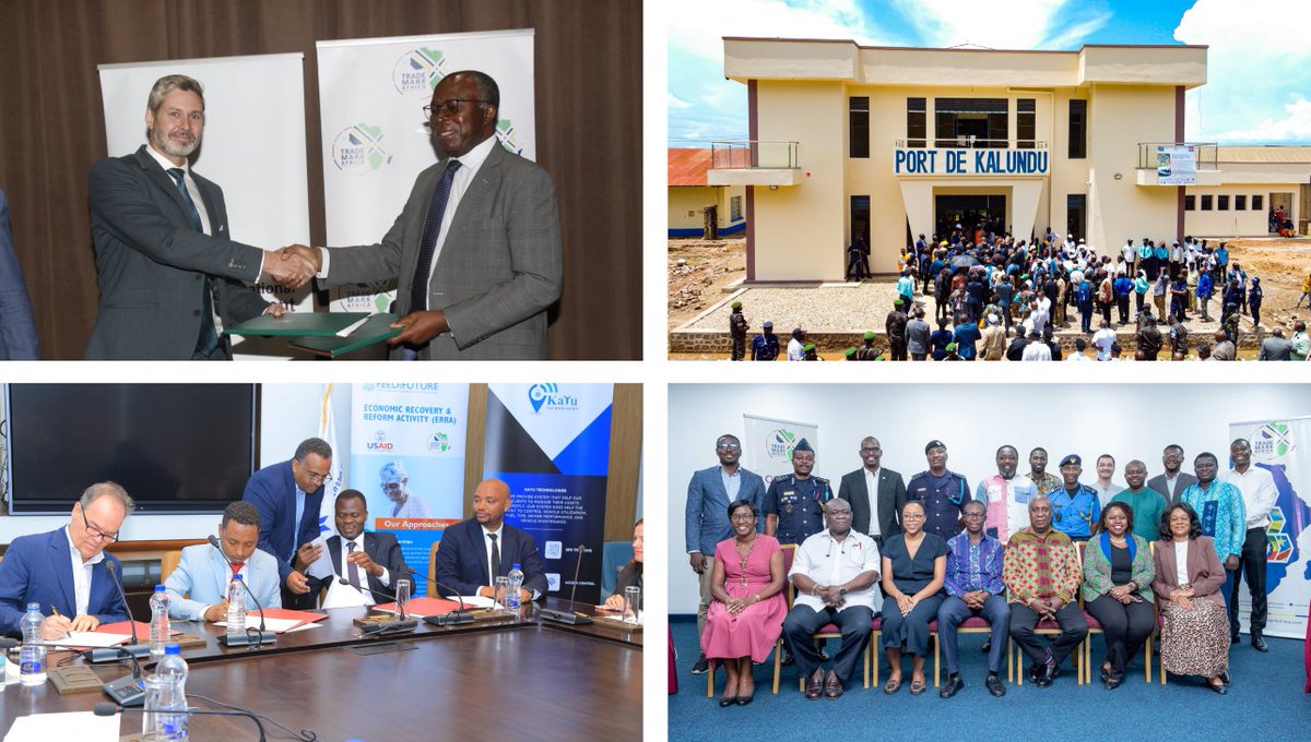 Weekly Scoop: TMA marks significant strides on key projects with partners across Africa with the launch of revamped Kalundu Port in DRC; inking a partnership deal with Zambia for OSBP development; establishing a national oversight committee in Ghana & more shorturl.at/htAI5