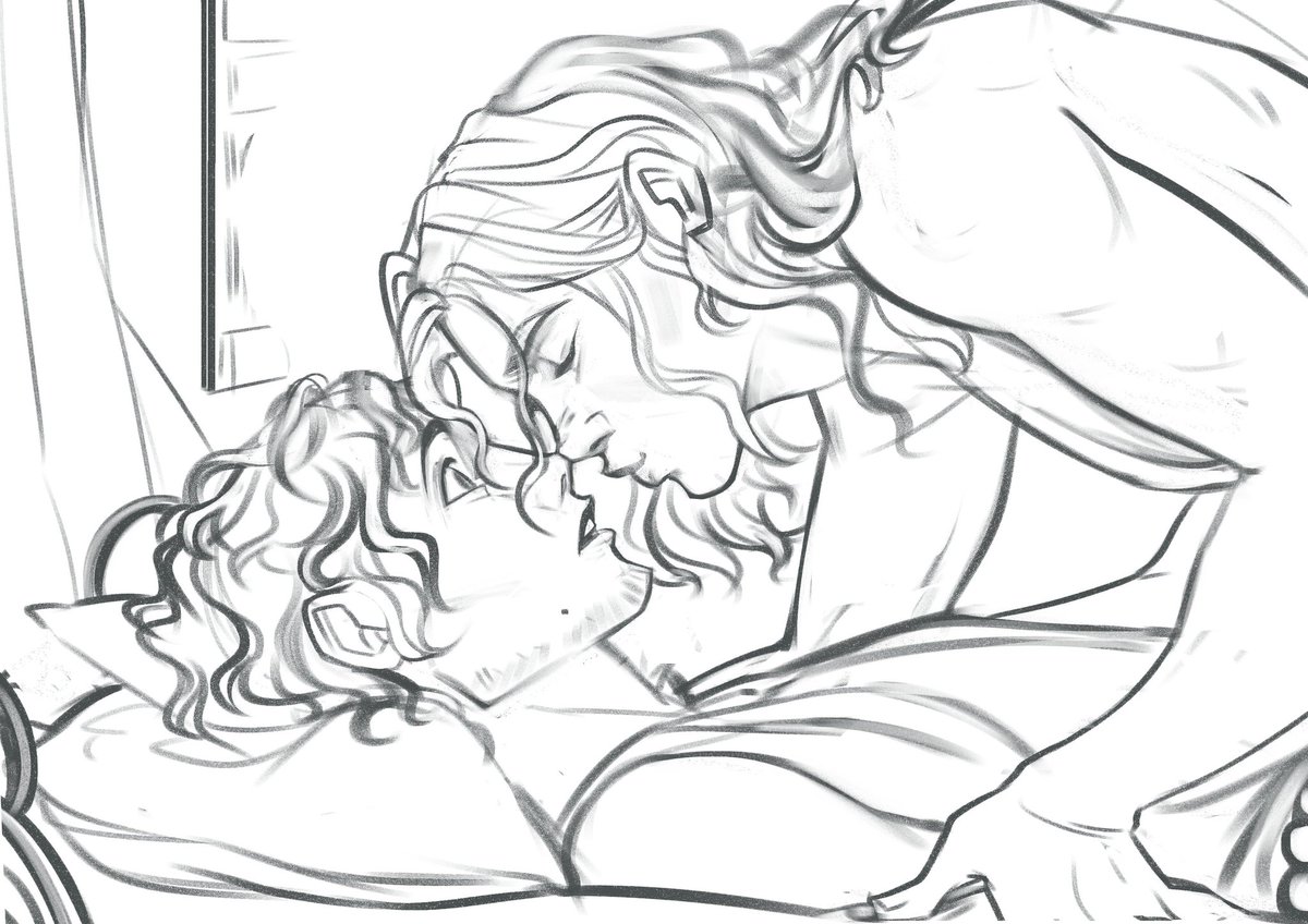I just thought about this sketch from 3 years ago and got emotional...

Should I re-read...no, no, I shouldn't.
#tsoa 