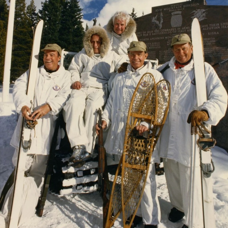 Obermeyer's tweet photo. Hut History: Tracing the Alpine Legacy of Aspen’s 10th Mountain Division Huts
