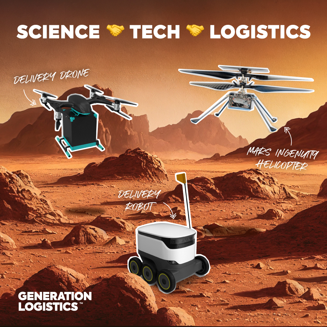 Requiring years of research, prep, and the best minds in the biz, NASA's #Ingenuity represented the highest peaks that tech and logistics can get ya 🚁 Fancy a career at the forefront of tech and innovation? Check out what logistics has to offer ➡️ generationlogistics.org