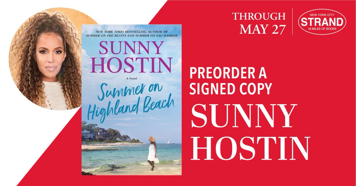 Who else can’t wait for summer?! You can now pre-order your SIGNED copy of my newest novel Summer on Highland Beach from Strand Book Store, before it goes on sale May 28th. I’m so proud of this story that celebrates family, friendship, and community. bit.ly/3VugDqW