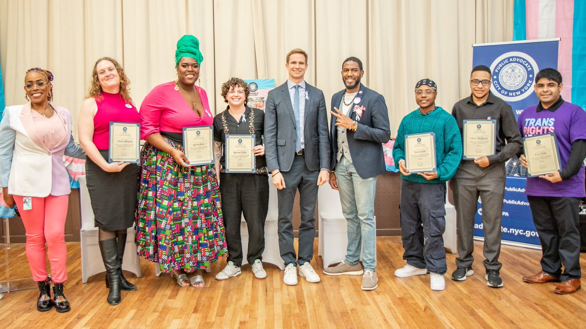 Thank you to everyone who joined our #TDOV event—a powerful space to celebrate trans identity and experience. Together we uplift and embrace the joy that emanates throughout NYC's trans community. Now more than ever, increased visibility and organizing for trans lives is vital.