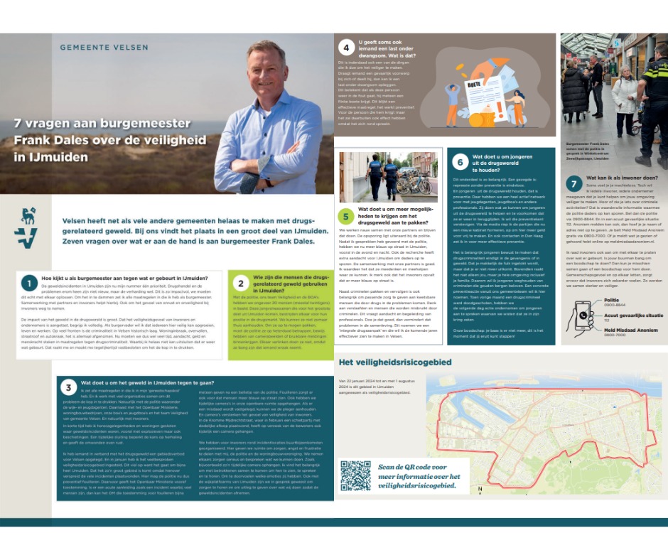 Er leven veel vragen over de veiligheid in IJmuiden. Vandaag geven we hier in de Jutter uitgebreide informatie over. Over wat de gemeente doet, maar ook hoe jij kunt helpen. Lees de Jutter!