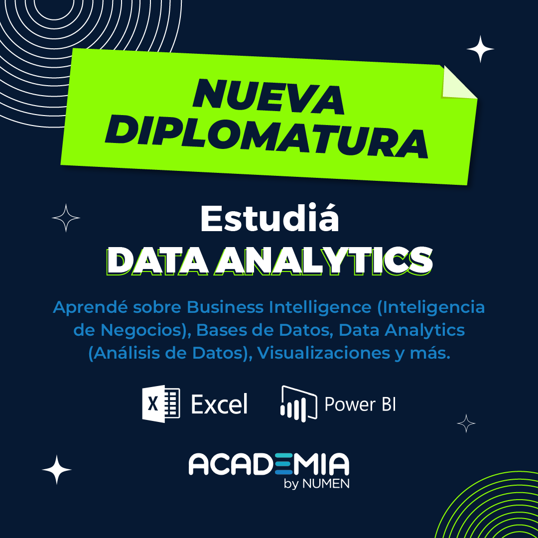 ⚠️ Seguimos creciendo y sumando ofertas para ustedes 👇

ESTUDIÁ DATA ANALYTICS en 6 meses con clases una vez a la semana 🚨

Arrancá el 8 de mayo 😉

Ingresá a nuestra página web o contactanos para más información. Sé parte de #AcademiaNumen 😎