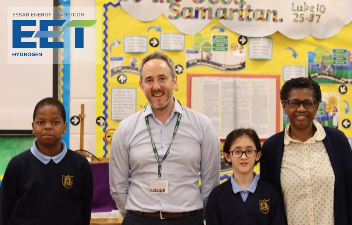 Earlier this month Joe Seifert participated in a special 'Dream Catcher' session held at @stlukesoldst. During the session, students from the school interviewed Joe about EET Hydrogen's efforts to generate cleaner energy in the NW & his role day to day. Thanks for a great day!