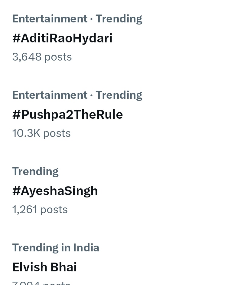 #AyeshaSingh trending 😍😍😍
