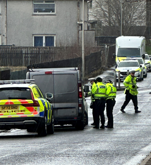 <a href="/PSOSRenfInver/">Police Scotland Renfrewshire & Inverclyde</a> carried out Road safety checks today in Paisley and Johnstone assisted by colleagues from <a href="/PSOSRoads/">Road Policing Scotland</a> and <a href="/DVSAEnforcement/">DVSA Enforcement</a> please make sure you and your vehicle are fit for the road.