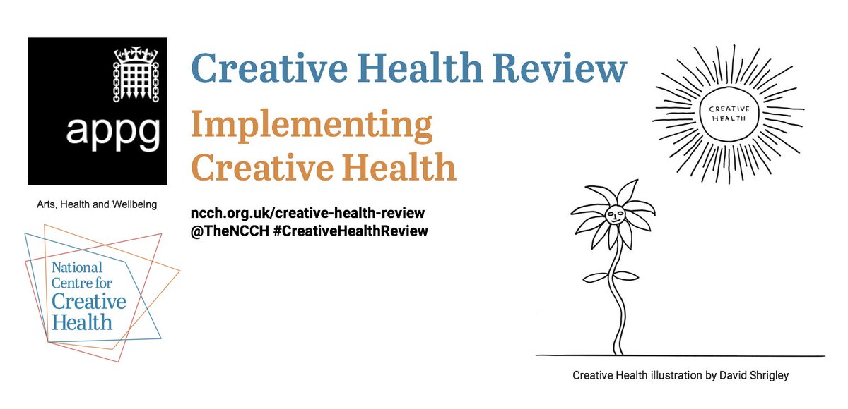 The #CreativeHealthReview looks at how to spread, scale & support creative health work! The Review's Implementing Creative Health Chapter discusses key themes incl. Cost & Value; Workforce Training & Development; Leadership & Strategy Download the extract ncch.org.uk/implementing-c…