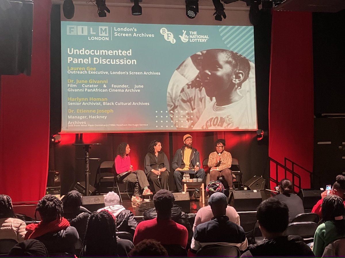 Speaking on @TNBFC and LSA's new project on the panel, Film London's Lauren Gee said: “Undocumented seeks to address the lack of Black stories in screen archives through a public programme that deepens community engagement through practical and intergenerational activities.”