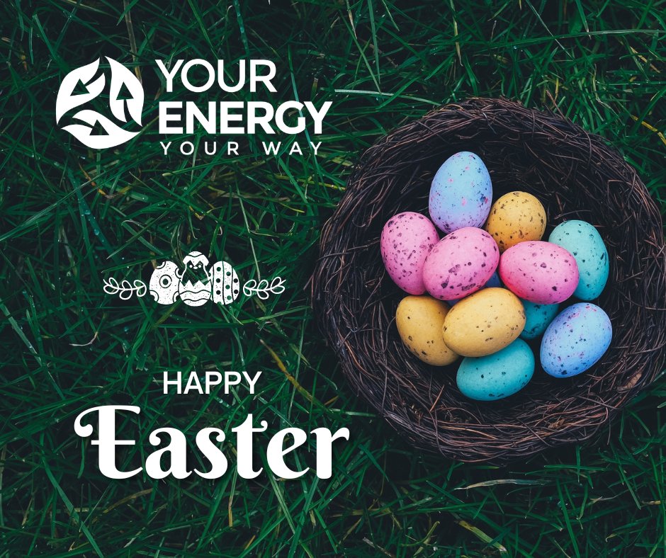 Ahead of the Easter weekend all of us at Your Energy Your Way want to wish you a Happy Easter!🐰 Whether you're hunting for eggs or simply enjoying quality time with family & friends, may your days be filled with laughter, love, & plenty of chocolate treats! #Easter #Family