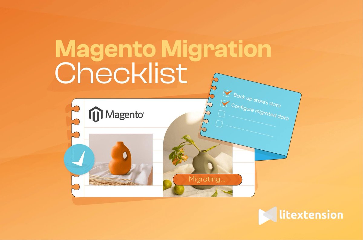 litextension's tweet image. 🤔Feeling overwhelmed with #Magento migration? Our ultimate checklist is here to save the day! 

From planning to execution, our guide provides invaluable insights for a seamless transition. 

👉 Learn the details at: litextension.com/blog/magento-m… 

#LitExtension #eCommerceMigration