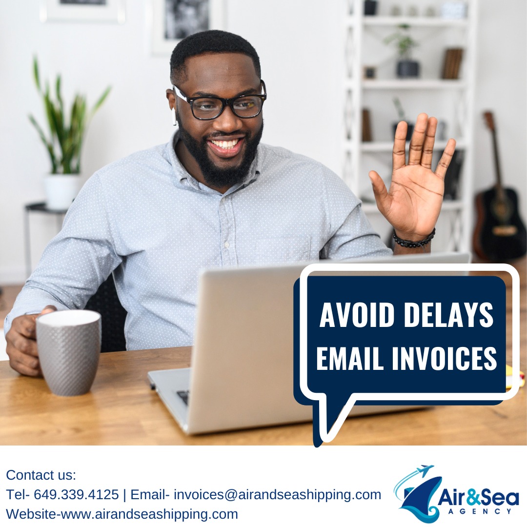 𝗘𝗠𝗔𝗜𝗟 𝗜𝗡𝗩𝗢𝗜𝗖𝗘𝗦!
To ensure swift processing and pickup of your package, kindly send your invoices to invoices@airandseashipping.com before your shipment arrives. This will accelerate the entire process. 💻 #airandseashipping #airseaagency #importantupdate