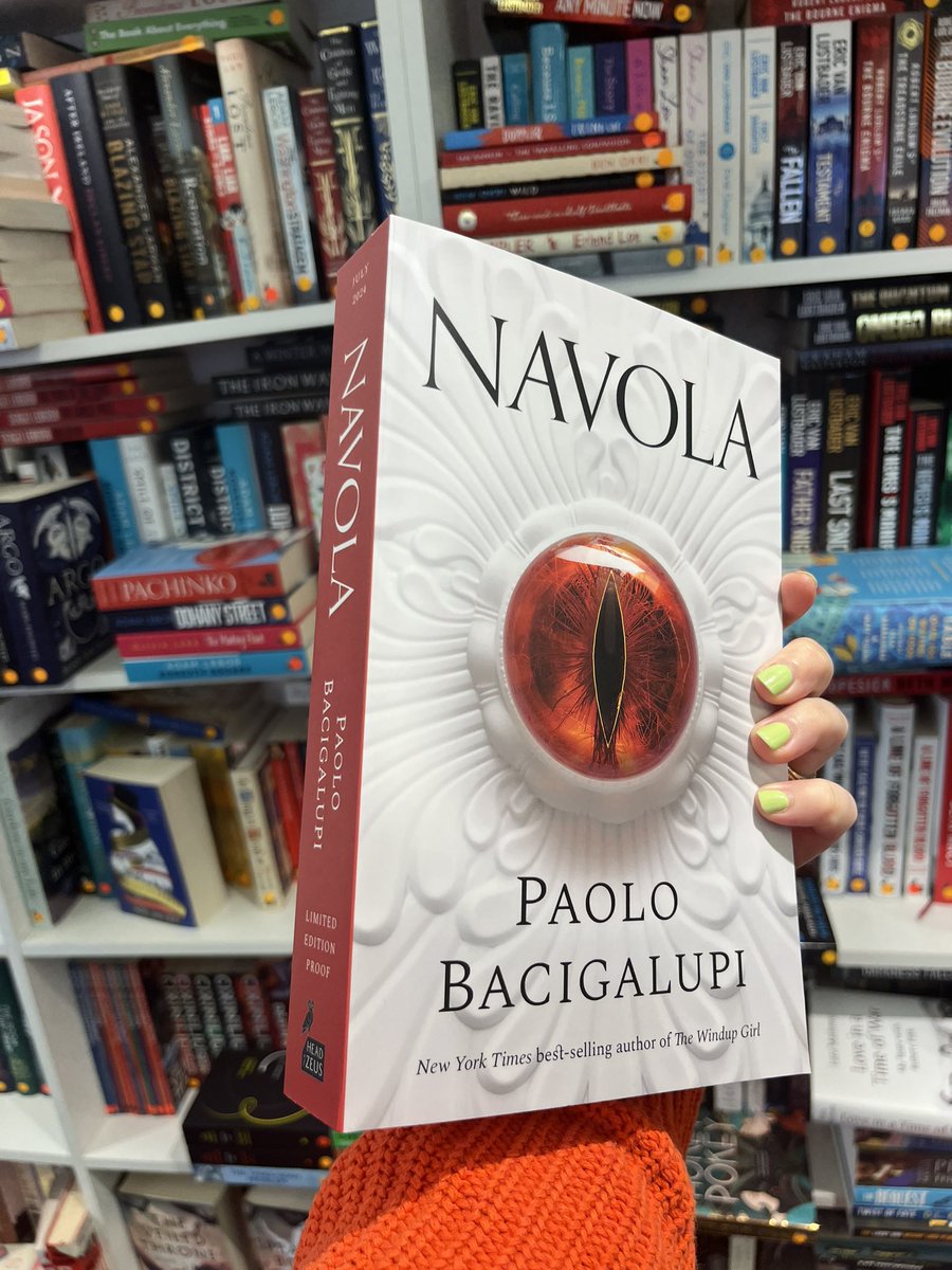 Heading into the long weekend with a very exciting proof… The Godfather meets Game of Thrones with debauchery and betrayal at every turn overseen by one mysterious orb, said to be the eye of a long-dead dragon… Building my proof list for #Navola by @paolobacigalupi now!