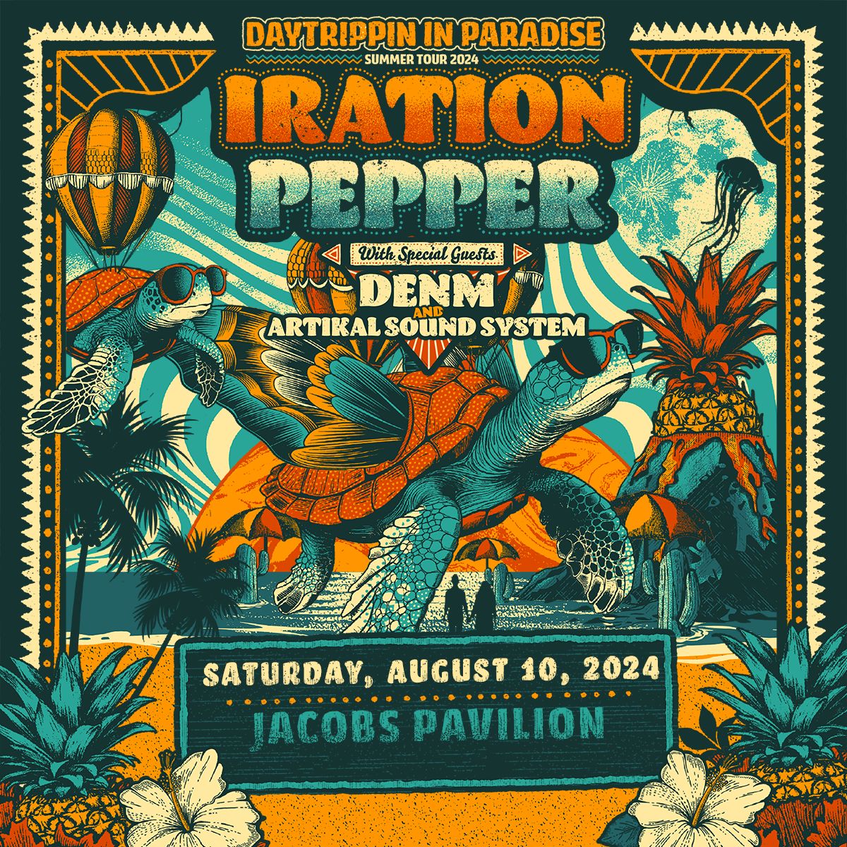 🌞 ON SALE NOW 🌞 @Iration & @PepperLive | 🗓 Sat. August 10 🎫: buff.ly/3PA9mlP