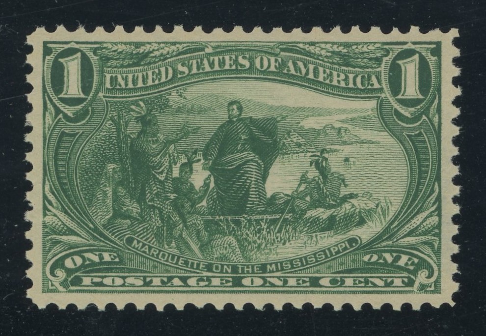 #philately #stamps Stamp of the day. USA 285 - 1 cent Trans Mississippi Exposition issue of 1898.