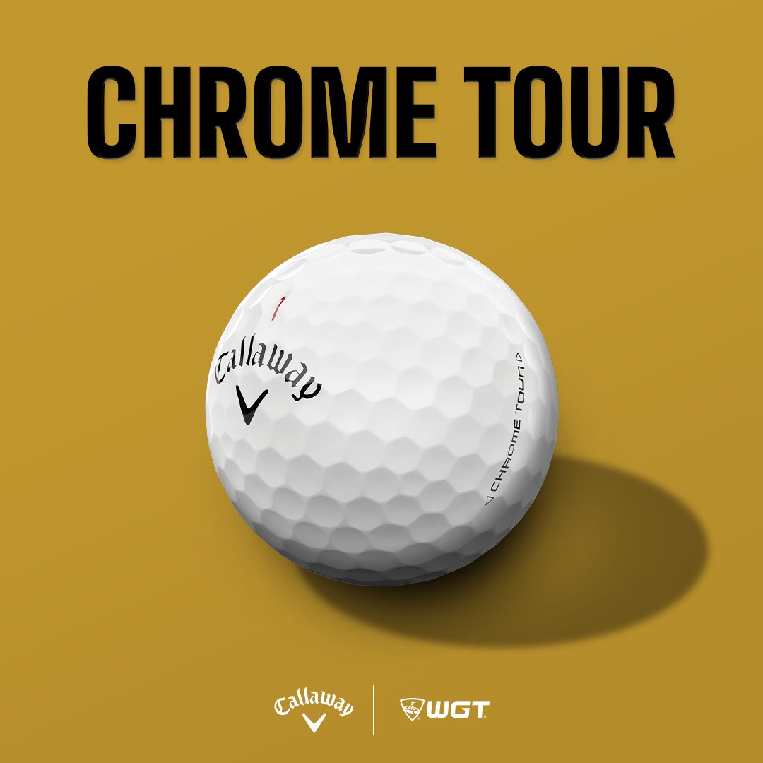 Get consistently great performance with new Callaway Chrome Tour balls – free when you add WGT Credits today!