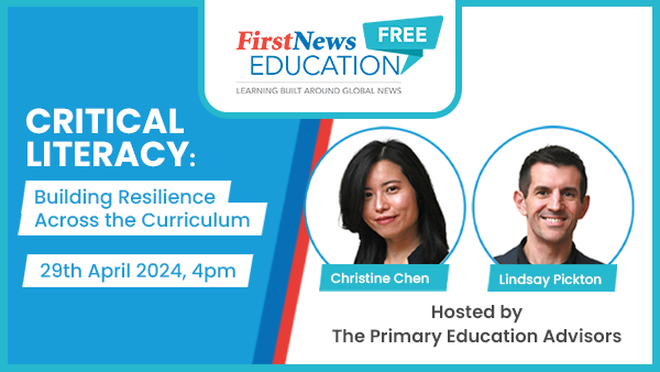 Join us on Monday 29th April at 4pm for our FREE CPD webinar on critical literacy hosted by the Primary Education Advisors, Christine Chen & Lindsay Pickton @EnglishHubUK! 📚 Secure your spot now! bit.ly/3vrNfHp 🤩