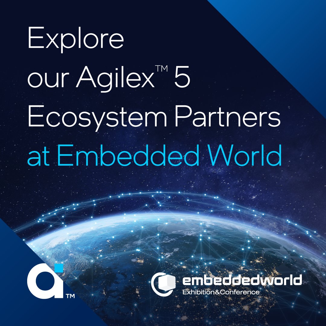 We are ready to accelerate your innovations. Are you ready? Come and explore our Agilex™ 5 partner solutions at Embedded World, where you can see different Evaluation Kits and System on Modules solutions. Find us at Hall 5, Stand 135 #WeAreAltera #AlteraAtEmbeddedWorld