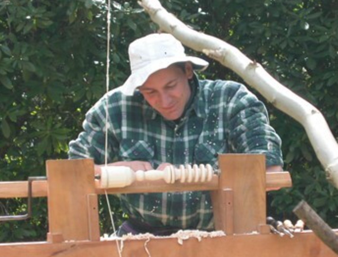 Local green woodworker, Chris Helliwell, will demonstrate his traditional wood-turning craft skills using a pole lathe & shave horse, & giving people an opportunity to have a go on Sunday 14 April from 10:00 - 16:00. #DUBotanicGarden @durhampointers @ThisisDurham @Durham_Business