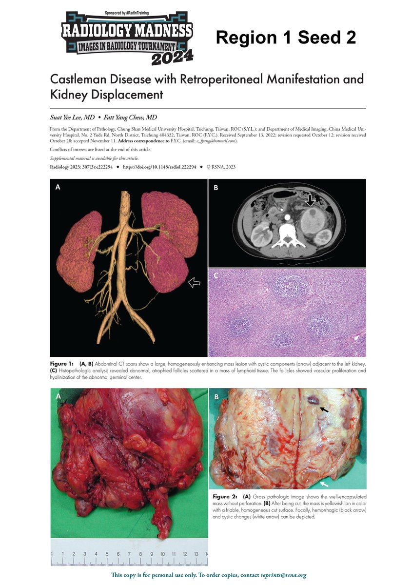#RadiologyMadness presented by #RadinTraining 

Region 1 Third Round Matchup 

Diagnosis 3 vs Diagnosis 2

VOTE BELOW!