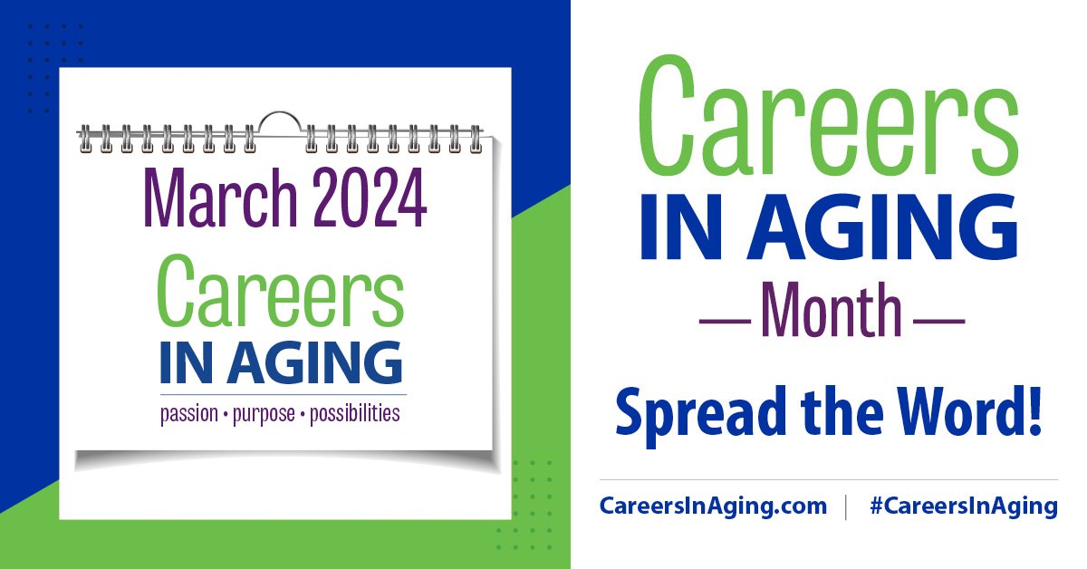 Highlighting the amazing work in home & community services for older adults! 🌟 Share an image showcasing the impact of support programs, social activities, or essential care for older adults. #CareersinAging' bit.ly/42Z8BrL
